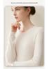Women's 100% Pure Cashmere Slim Fit Round Neck Long Sleeve Sweater - Warm, Knit, Autumn/Winter.