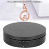 2‑4KG Load Bearing 3 Gears Two Way Rotating Turntable Display Stand for Jewelry Phone Black