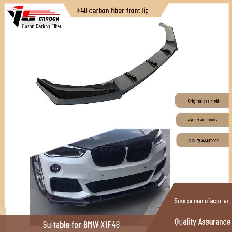 BMW X1 F48 (2016-2019) Carbon Fiber Front Lip Spoiler