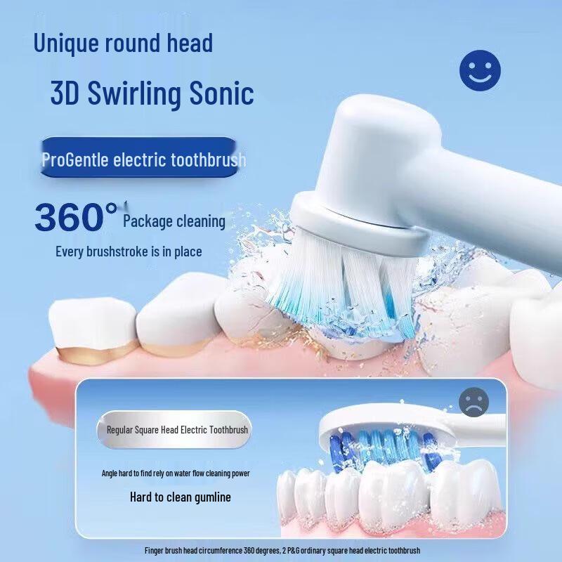 Oral-B ProGentle Adult Electric Toothbrush CN plug (adapter included)