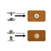 Snap Fasteners Kit 12.5Mm Metal Snap Buttons For Clothing Craft Bag Shoes Collar Belt Jeans Perfect Fit Adjust Button Diy Tailor