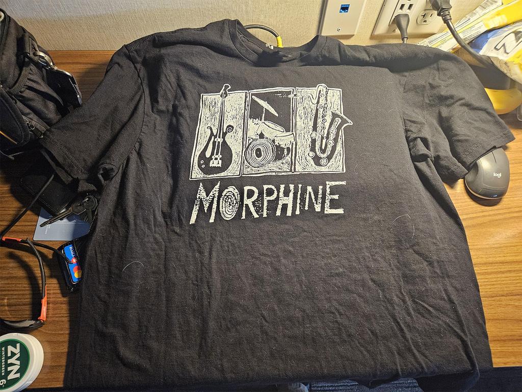 Morphine Band - Cure for Pain T Shirt Classic Black Unisex S-5XL