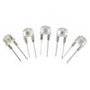 10 STÜCK 8MM Strohhut Inline LED Lampe Leuchtdiode Weiß Rot Blau 0.5W