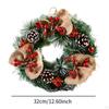 Artificial Christmas Wreath Party Decoration Garland 32cm Front Door Xmas