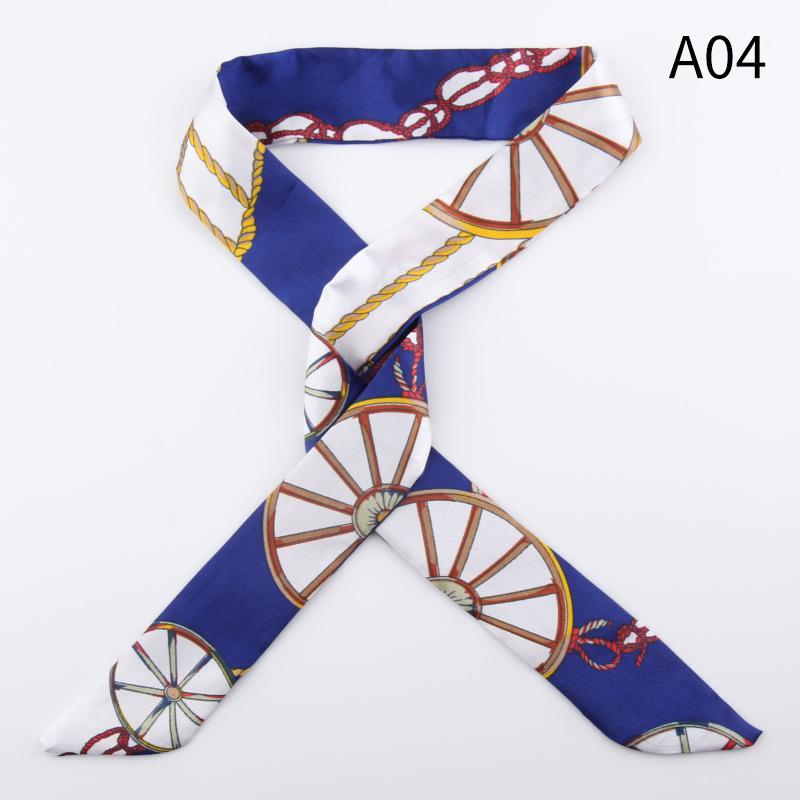 Silk Scarves Versatile Tied Bags, Long Strips, Small Silk Scarves, Bows, Headbands, Streamers, Gift Boxes, Gift Straps.