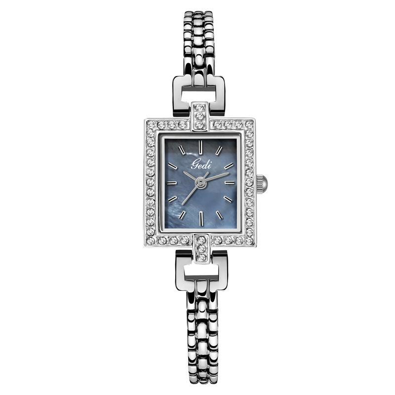 High Value Alloy Bracelet Watch Medieval Small Square Plate Exquisite Quartz Watch Women'S Small Light Luxury Waterproof Watch
