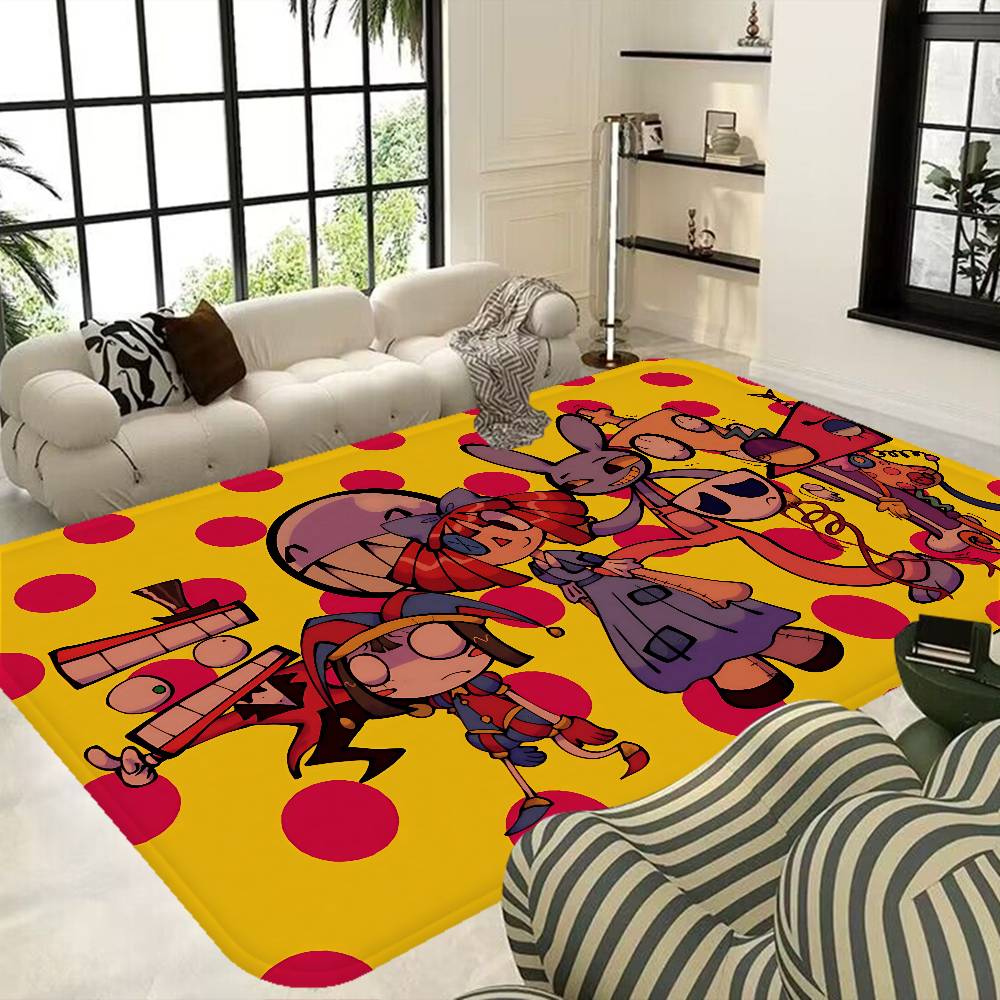 Cartoon The Amazing Digital C-Circus Kitchen Mat Cheaper Anti-slip Modern Living Room Balcony Printed Modern Home Decor