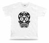 Skeleton Floral Monster Black and White Awesome Stylish Tshirt Design Apparel