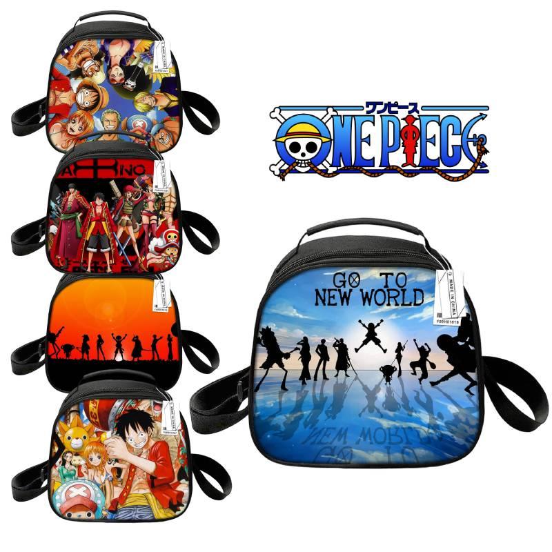 Customizable Cartoon Anime One Piece Lunch Box Cute Round Lunch Bag With Thermal Insulation Portable And Convenient