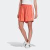 adidas Originals Satin Shorts Three Stripes Sports Shorts Women Shorts Red FM2631