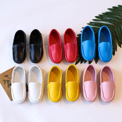 Children's Casual Shoes Spring and Autumn Boys and Girls Candy Colored Bean Shoes