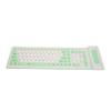 Silicone Keyboard 107 Keys 2.4G Wireless USB Foldable Waterproof Dustproof Two Colors Silent Keyboard for PC Laptop