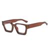 Thick Edged Square Computer Glasses Anti Blue Light Vintage Oversized Eyewear for Women Men Colorful Optical Frames