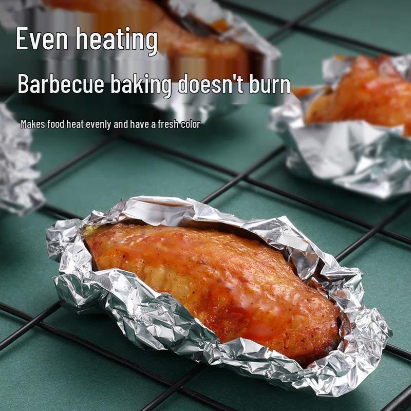High-Temperature Resistant Aluminum Foil Roll for Baking and BBQ