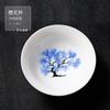 Taza de té de cerámica Kung fu Tazón de té Japonés Mágico Sakura Vasos Cambian de color con la temperatura flor display Taza de sake Tazón de té