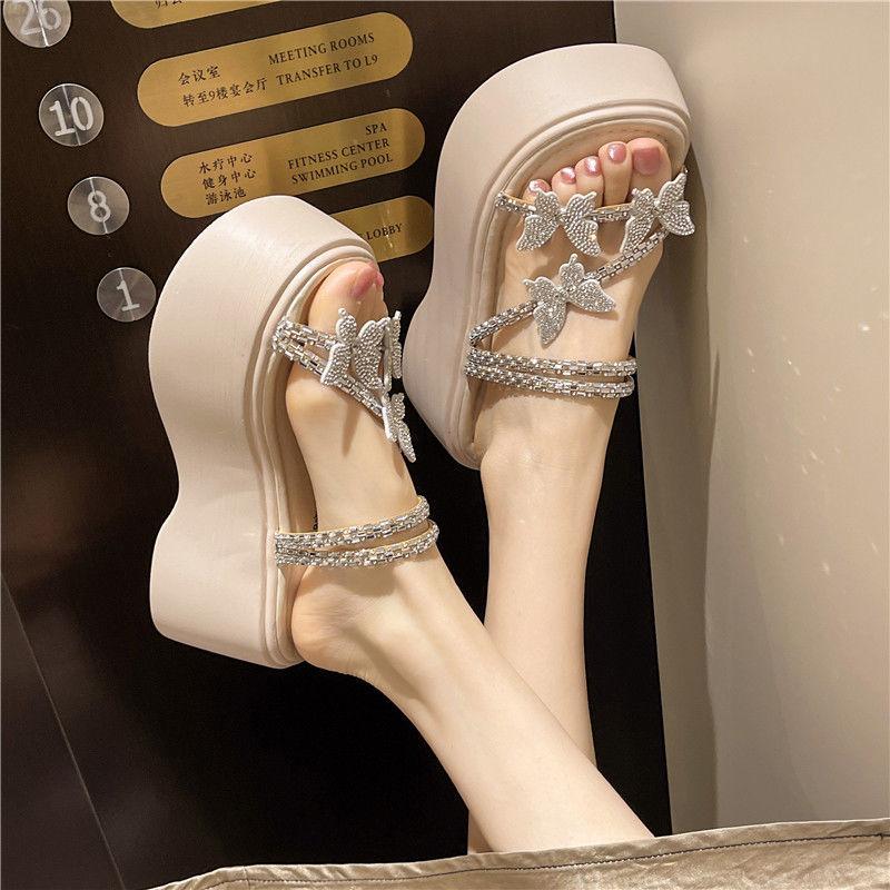 

Temperament women s summer outer wear women s bag head half slippers French gentle black small fragrant sandals single shoes 35 бежевый