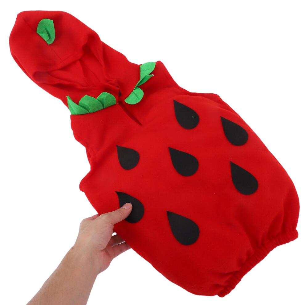 Strawberry Costume For Boys And Girls Realistic Fruit Costume Hood For Halloween Outfit And Stage Performances Years