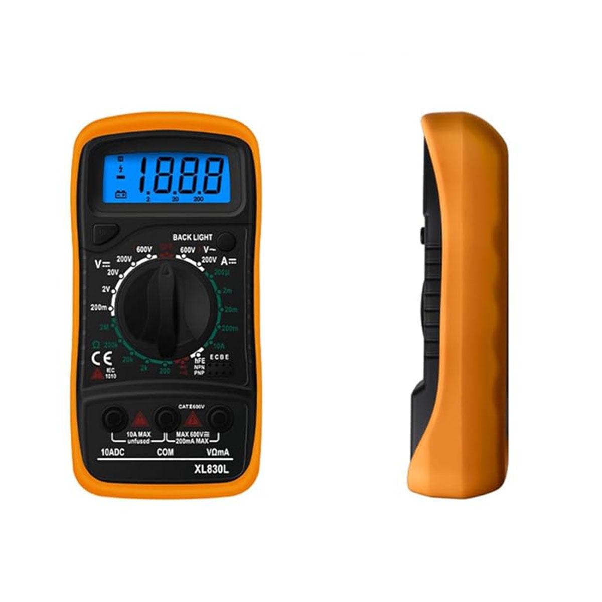 

Digital multimeter Portable High-Precision Digital Display Multimeter with Backlight Electrician Multifunction Meter