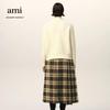 AMI New Autumn and Winter Silver Love Alpaca Wool Blend Soft and Sticky Couple Cardigan Knitted Sweater