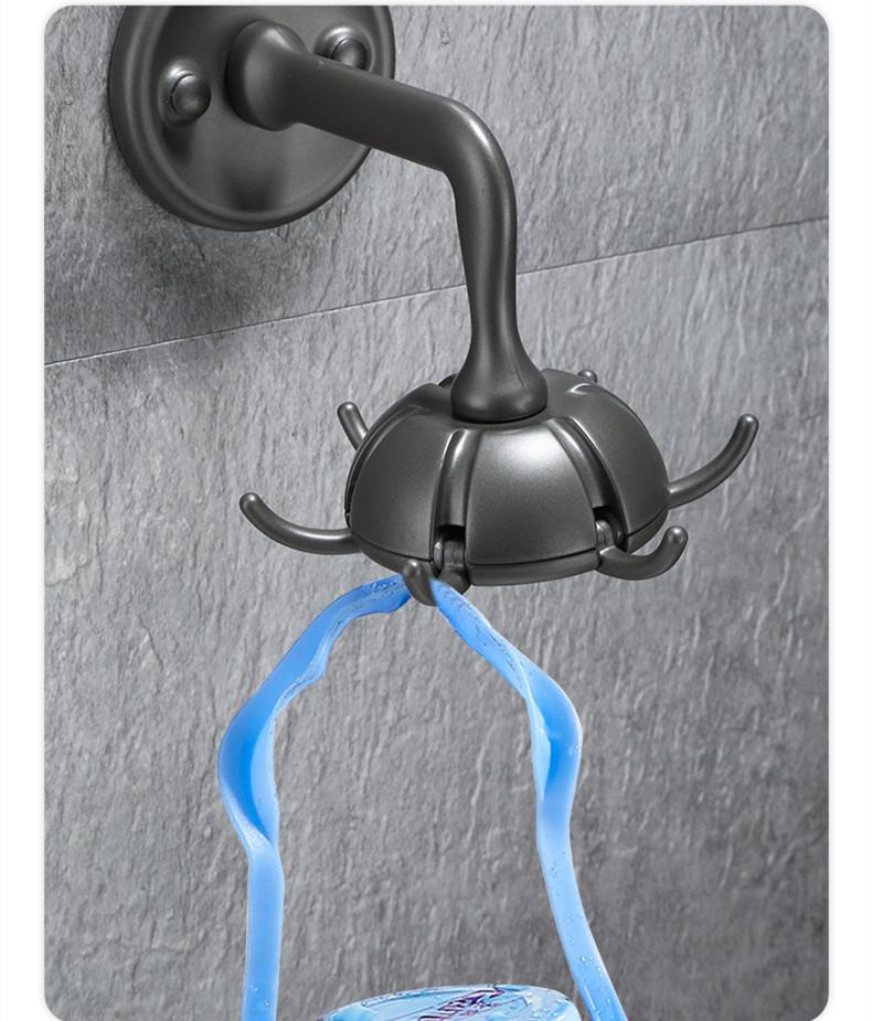 Hooks Aulminium Wall Mounted Towel Hanger Foldable Bathroom Hardware,kitchen Hook Bathroom Accessories New Arrival