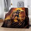 Dredd Judge Helmet Fire Movie Poster Print Soft Flannel Throw Blanket Warm Sofa Couch Bed Home Decor Cover For Action Fans