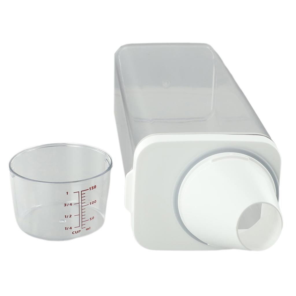Plastic Laundry Washing Up Powder Container Soap Detergents Storage Box Lid Laundry Powder Moisture-proof Storage Container New