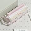 Pink Girl Cute Lace Pencil Case Student Large Capacity Desktop Storage Stationery Pen Bag Cute Girl Makeup Bag Gift