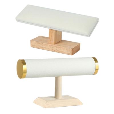 Eleganter Stabiler Holz Schmuckständer Zubehör für Armbänder und Halsketten Mit weicher Futterauskleidung Stilvolle Designs