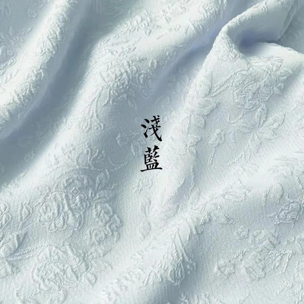 150x50/500cm Geprägter Jacquardstoff mit kleinen Rosen für Damenkleider, Prinzessinnenkleider, Handgefertigter DIY-Stoff TJ10065