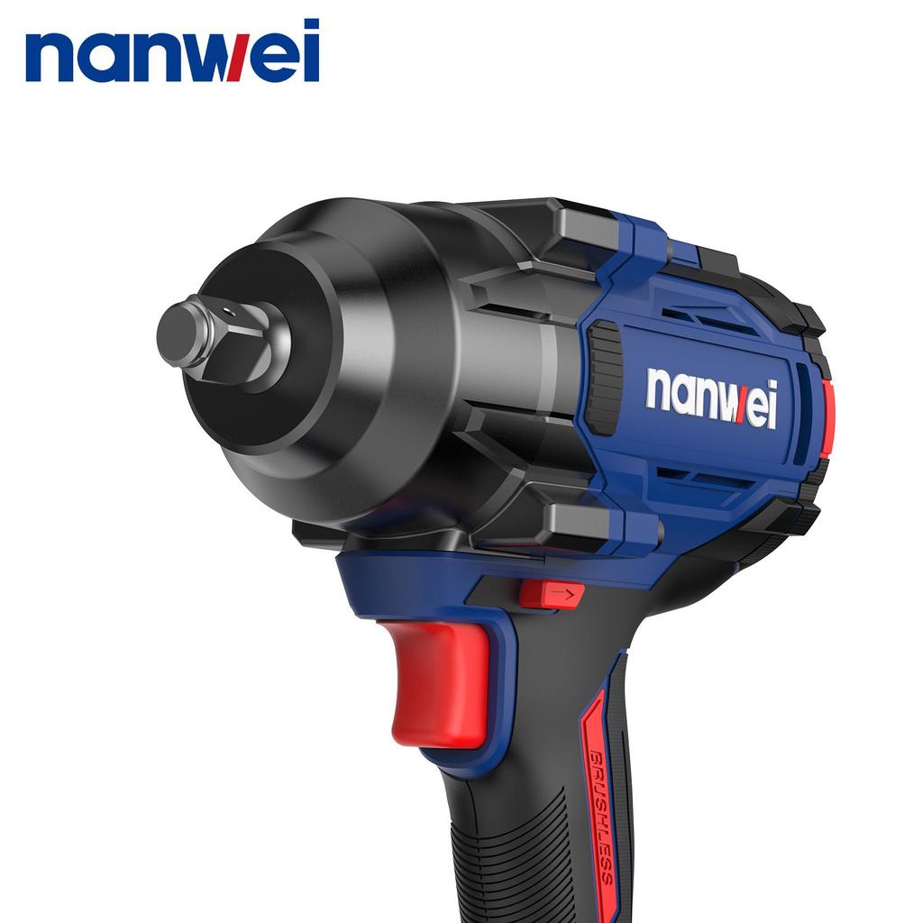 NANWEI 800N Electric Impact Wrench, Size 1/2, Adjustable Torque 500N/600N/800N