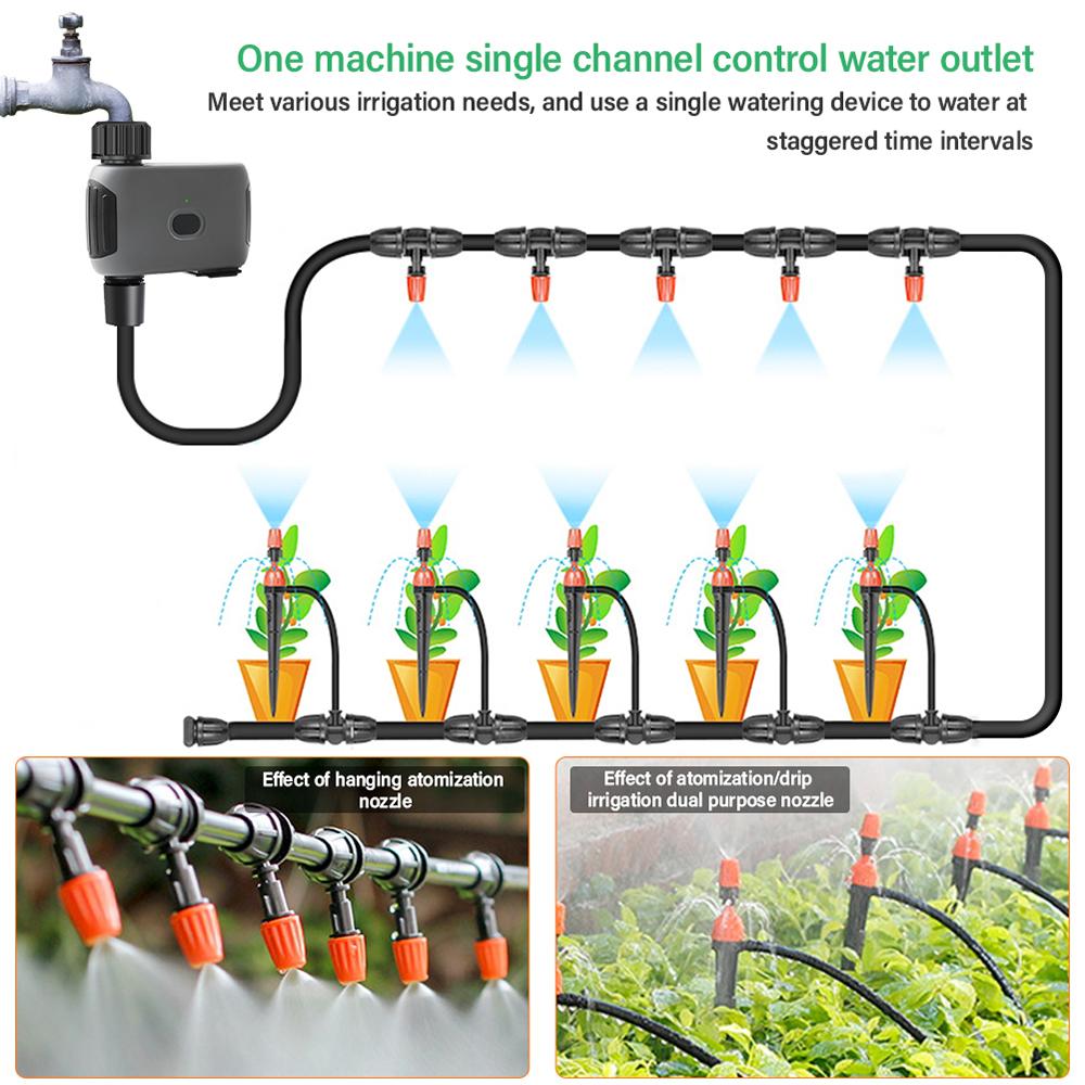 Wi-Fi Smart Sprinkler Timer 1 Outlet Automatic Watering System Irrigation Timer with APP