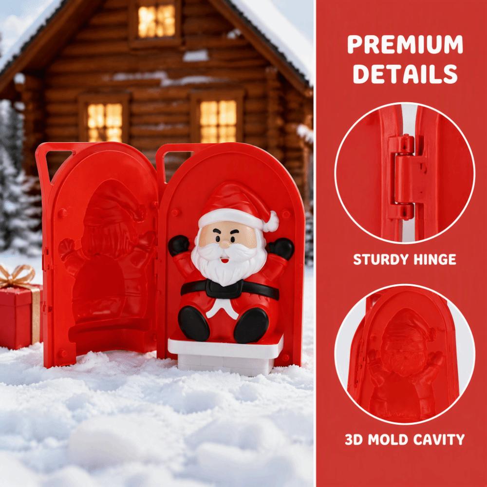 Montessori Christmas Snowball Clip Winter Summer Dual Use Snowman Pile Outdoor Toy Halloween
