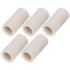 40pcs Pool Cue Ferrules White Fiber Stick Rod Repairing Tool Tubes Billiard Accessories12mm/0.5in