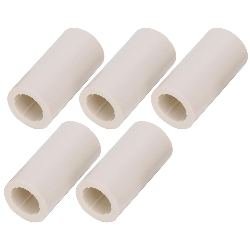 40pcs Pool Cue Ferrules White Fiber Stick Rod Repairing Tool Tubes Billiard Accessories12mm/0.5in
