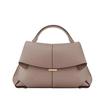 Retro Torba z Uśmiechem Francuska Bolingen Niszowa Skórzana Wysokiej Klasy Plisowana Torebka Cross-body