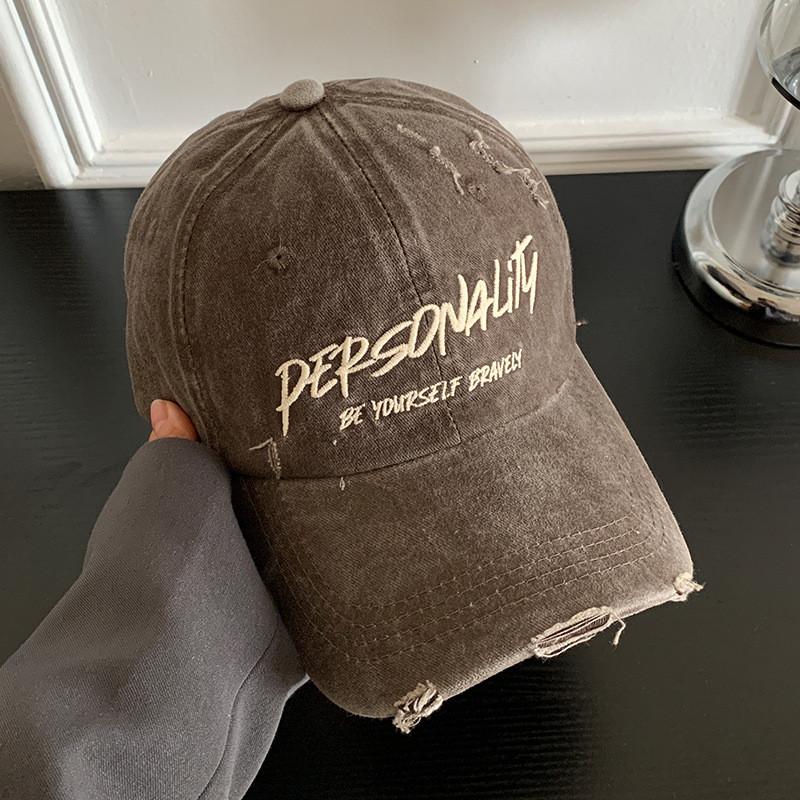 Embroidery Letter Personalitu Classic Cap Protection Breathable Material Cotton