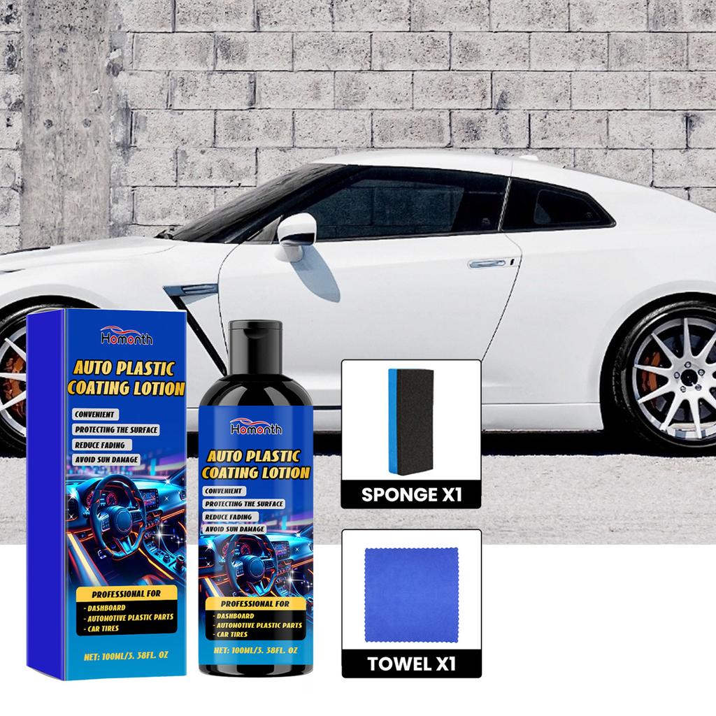 Homonth 100ml Car Scratch Remover Lotion Paint Restorer Back To Black Gloss Leather Restore Auto Polish Repair Scratch Lotion