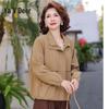 Yalu Mid-Aged Women's Lapel Zip Jacket