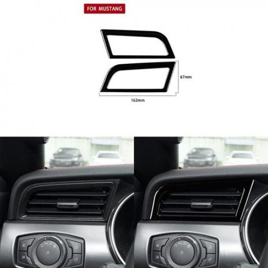 2015- Trim Gloss Black Fit For Ford Mustang Left And Right Air Outlet Vent