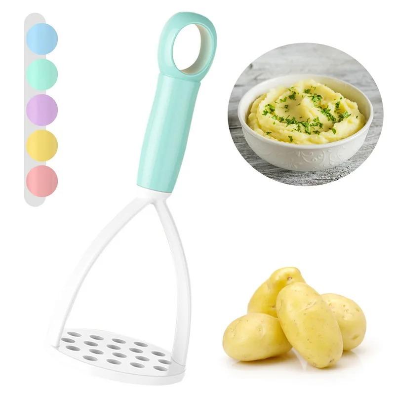 1pc PP Pressed Potato Masher Ricer Puree Juice Maker Potato Pusher Smooth Mashed Potatoes Crusher Fruit Tools Kitchen Supplies
