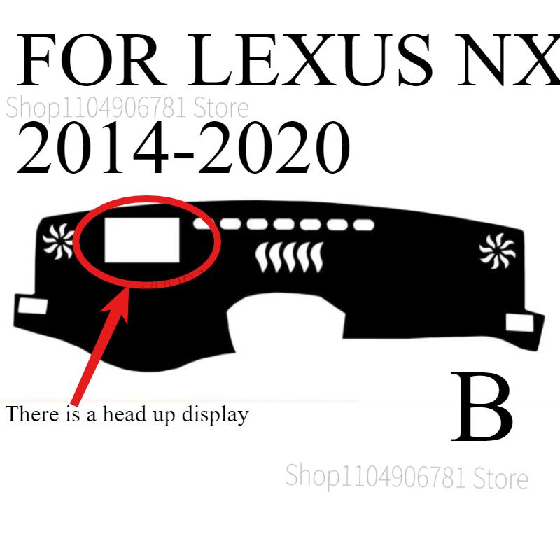 FOR LEXUS NX 2014- Car Dash Mat Dashmat Dashboard Mat Cover Sun Shade Dash Board Cover Carpet Accessories