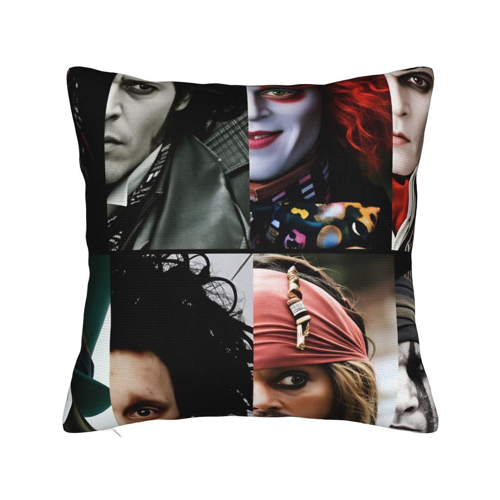 Johnny Depp I Love You Pillowcases Kawaii Pillow Case For Living Room Bed Chair Custom Pillow Cover