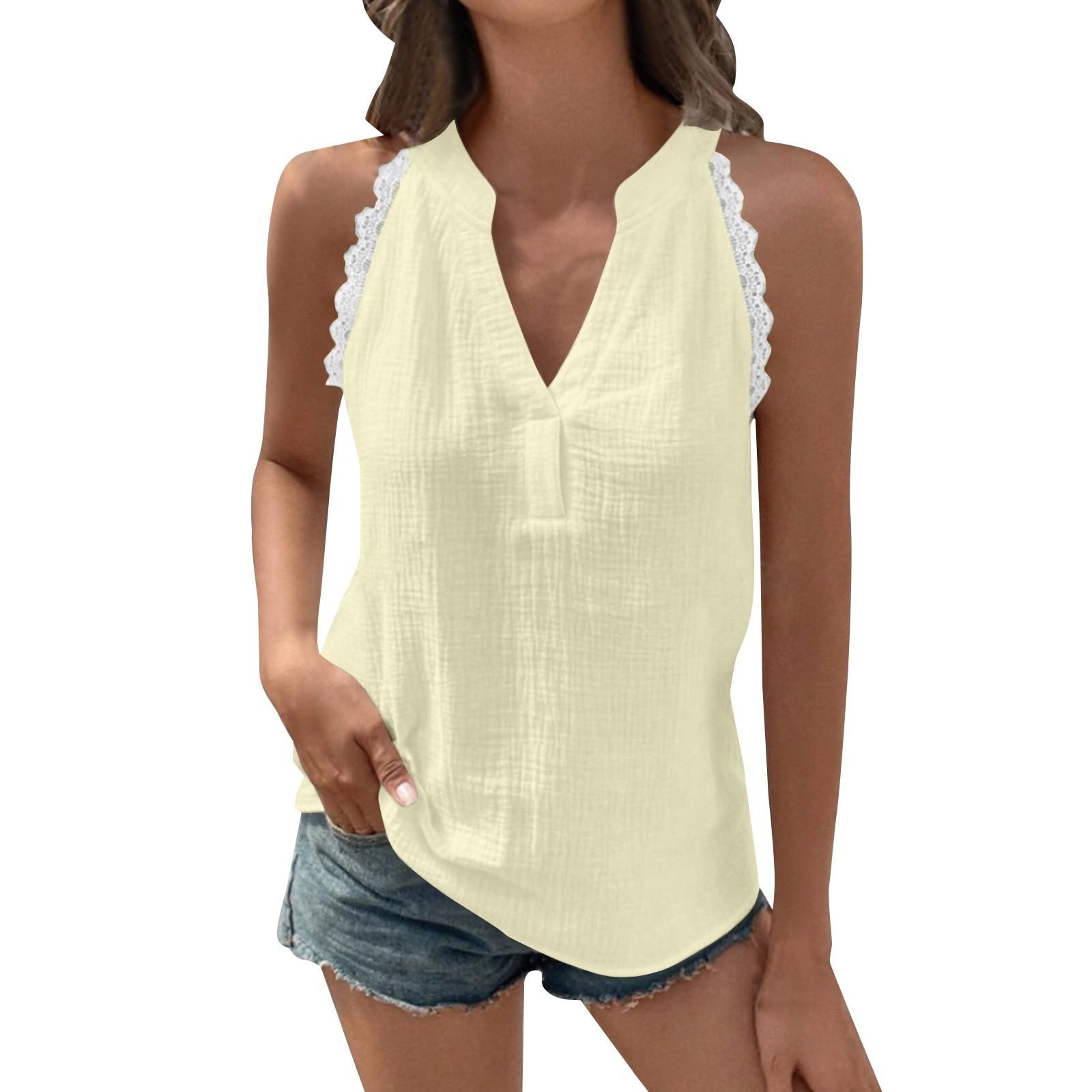 

Женский летний однотонный свободный повседневный топ с v-образным вырезом и открытыми плечами L бежевый