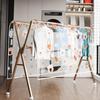 PEVA Garment Dust Cover: Transparent, Floor-Standing, Waterproof, Dustproof.