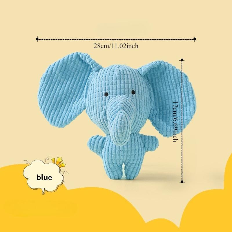 Plush Sleep Companion Duck Dog Toy Bite Resistant Teeth Grinding Squeaky Stress Relief For Small Medium Dogs Yellow Duck Pet Toy