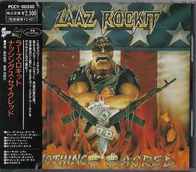 CD LAAZ ROCKIT  Nothings Sacred PCCY00330 CANYON 1991 Japan Rock Used