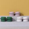 Ciotola Doppia in Ceramica per Gatti - Design Rialzato, Antiscivolo, Anti-Ribaltamento per Cibo e Acqua
