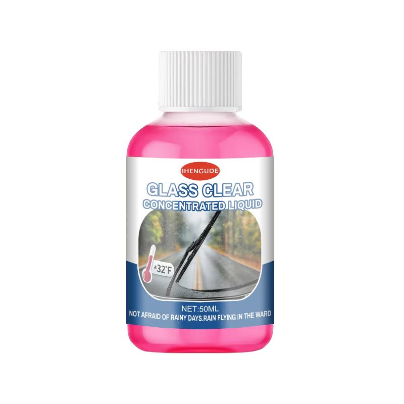 Концентрированное водоотталкивающее покрытие для автомобильных стекол, Жидкость для стеклоочистителя, Делает поверхности гладкими, защищает от дождя и запотевания без разводов, Быстро