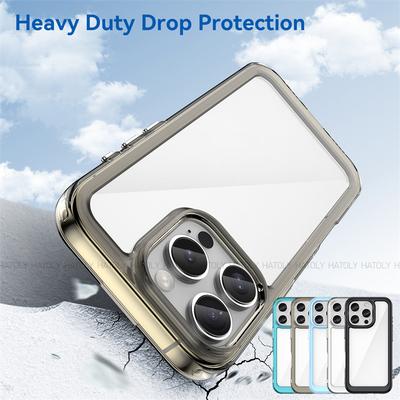 Pro pouzdro iPhone 16 Pro Max Kryt iPhone 16 Pro Max Flexibilní Luxusní Průhledný PC Nárazuvzdorný Silikonový Kryt na Telefon Pro iPhone 16 Pro Max