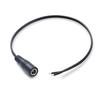 DC5521 Female to Open Non-Tuning Fork Power Extension Cord, 0.5m-1m